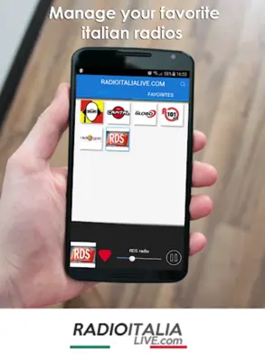 Radio Italia android App screenshot 1